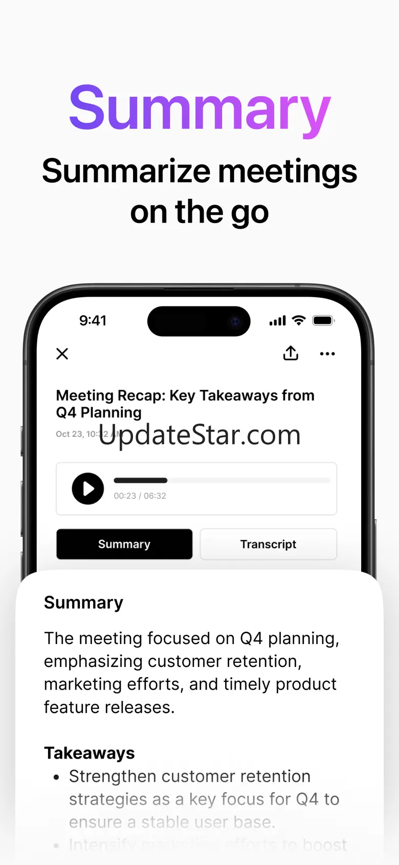 Recap: AI Meeting Note Taker 1.0.31