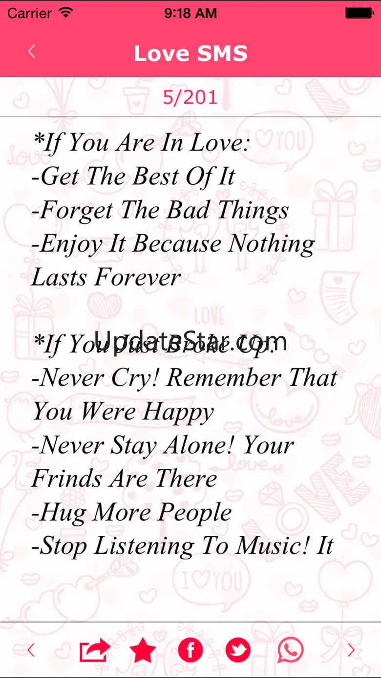 Beautiful Love SMS and Likee 1.8