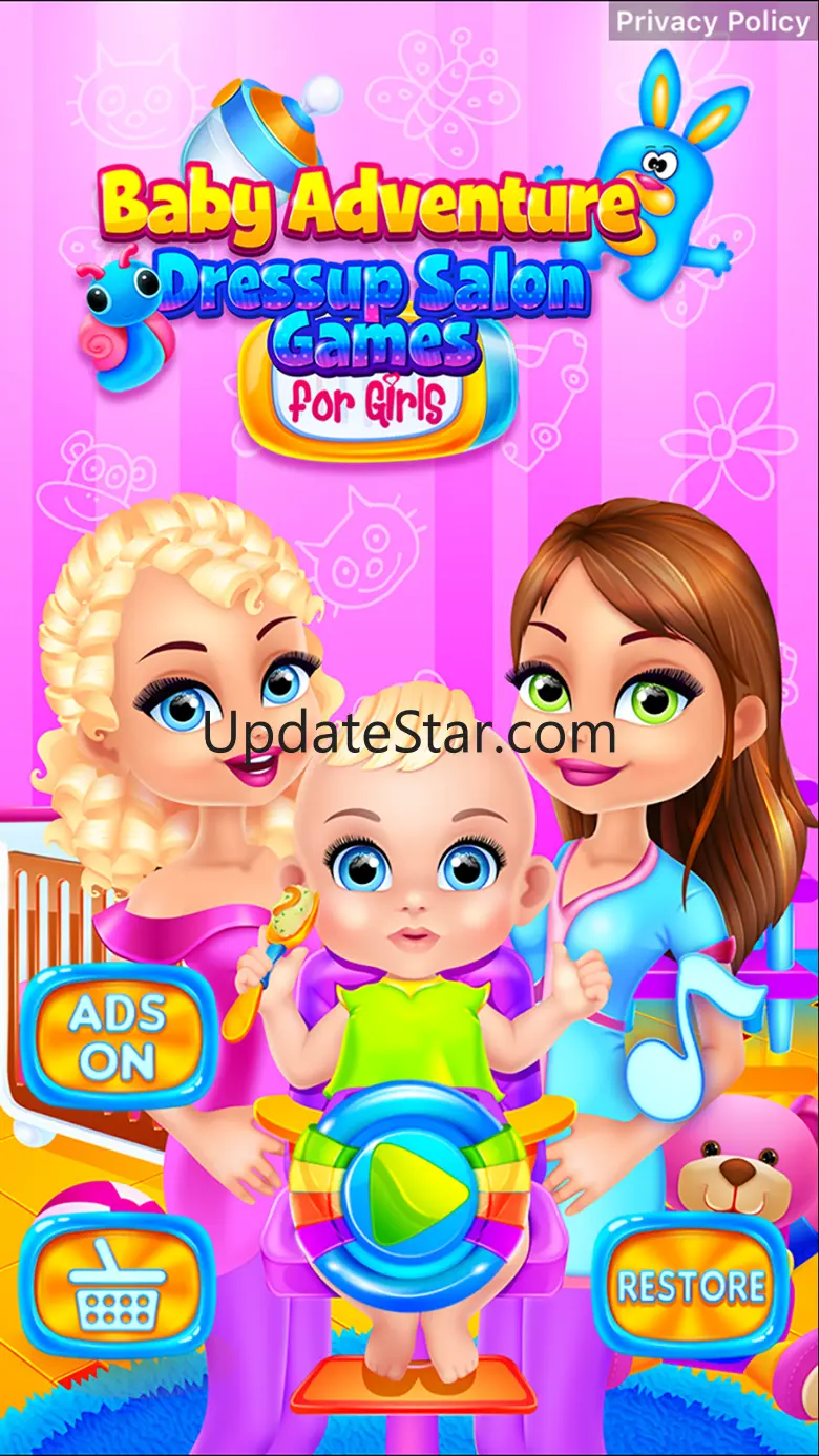 Baby Adventure - Dressup Salon Games for Girls 1.5