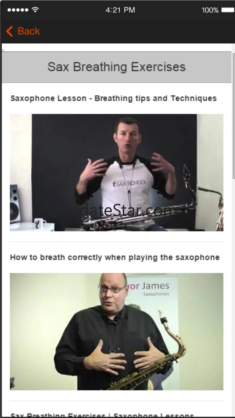 Saxophone Tutorials and Lessons For Beginners 1.0