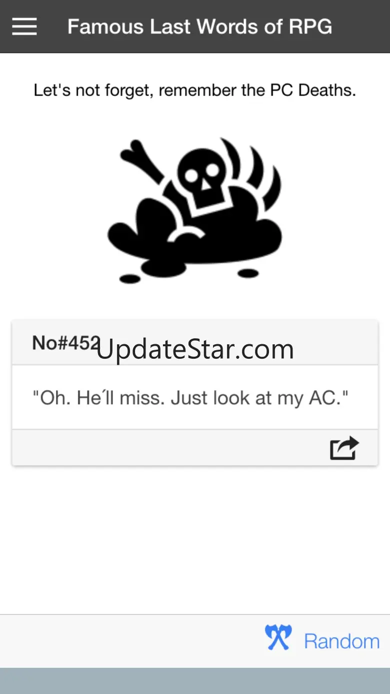 Famous Last Words of RPG Lite 1.0.0