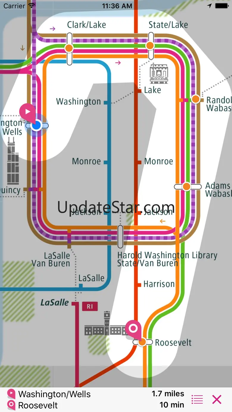 Chicago Rail Map Lite 5.5