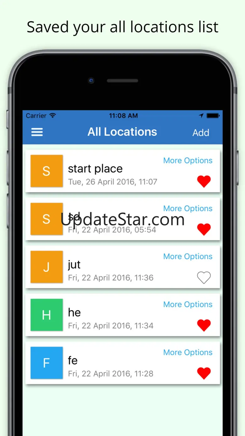 Location saver: save and share your visited Place 1.0