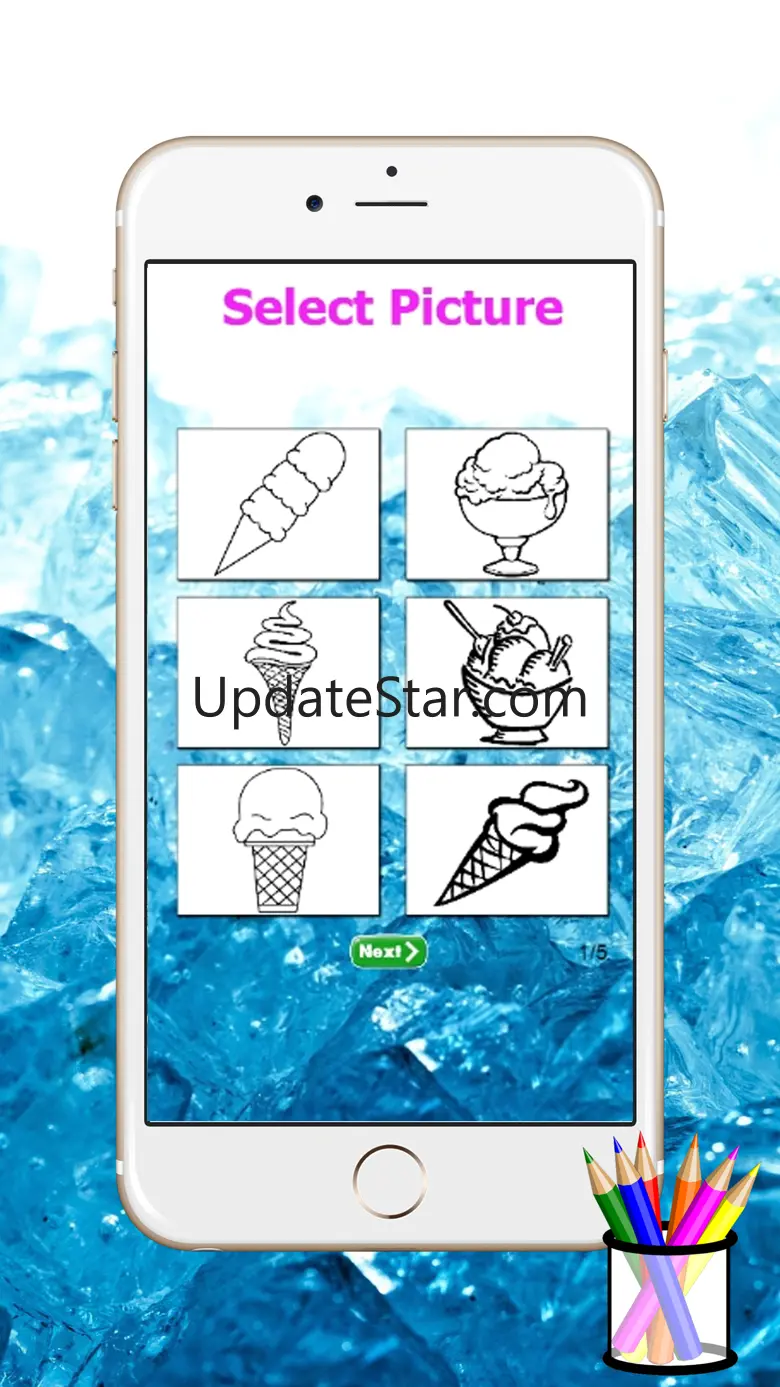 ice cream coloring book for kids 1.0