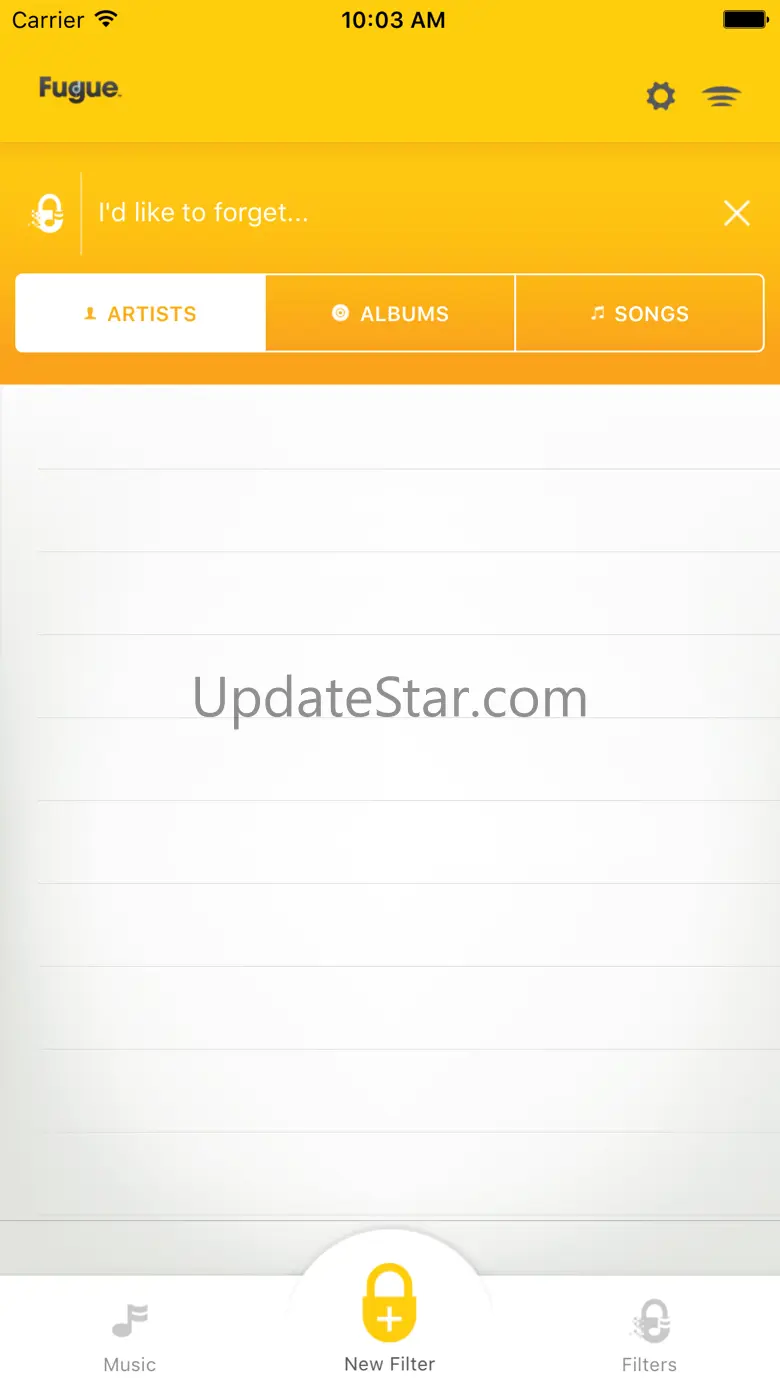 Fugue - Forget Songs & Artists 1.1.2