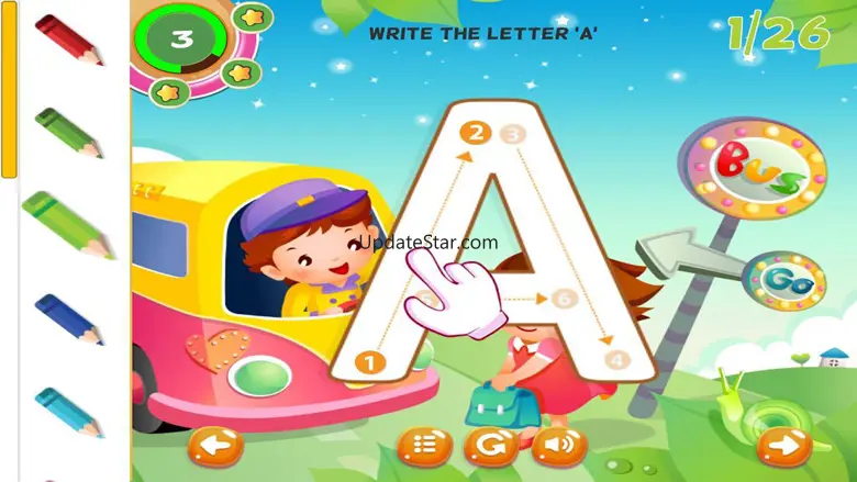 ABC Tracing Letters Cursive Handwriting Practice 1.0