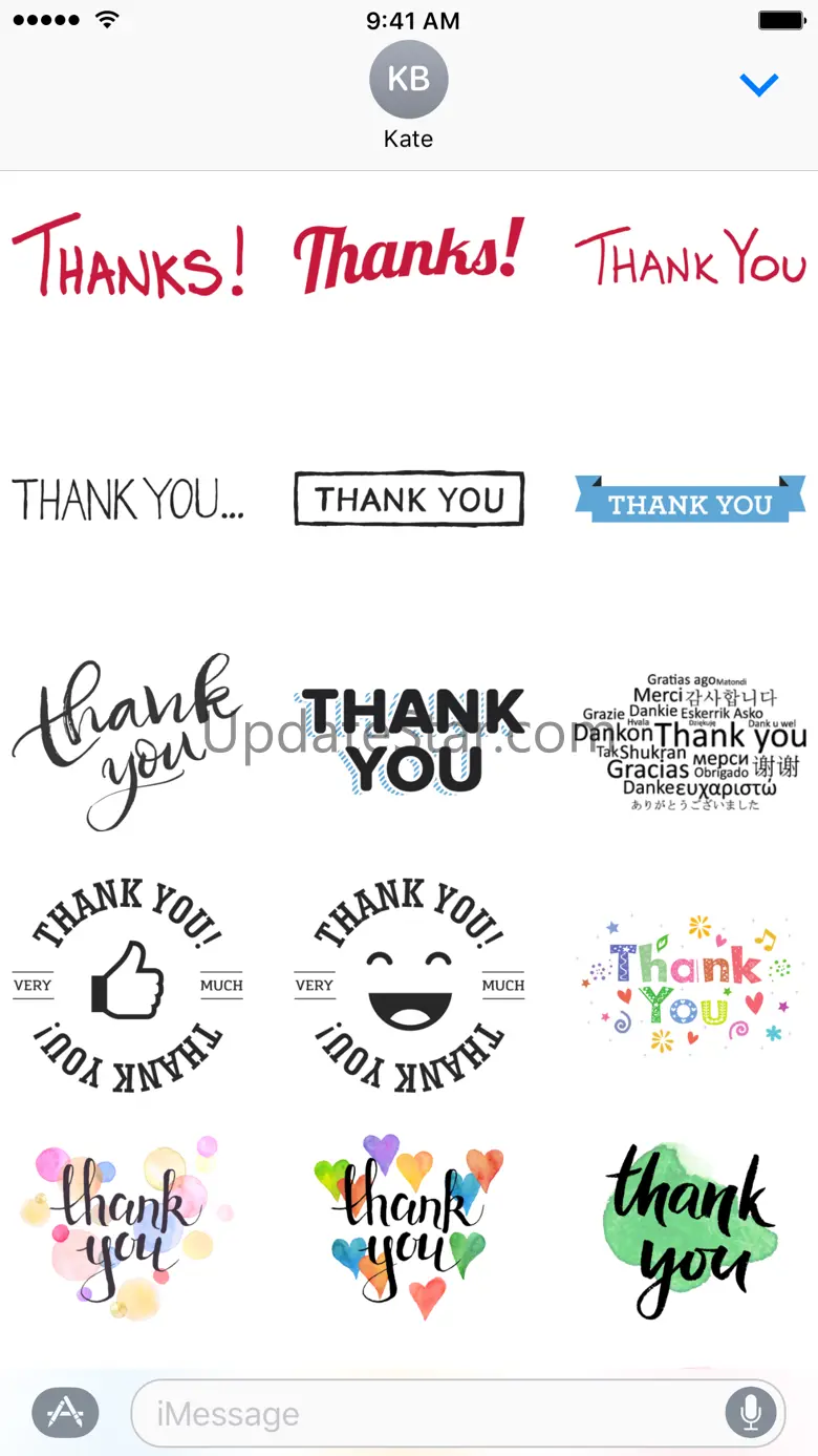 Thank You Sticker Pack 1.1