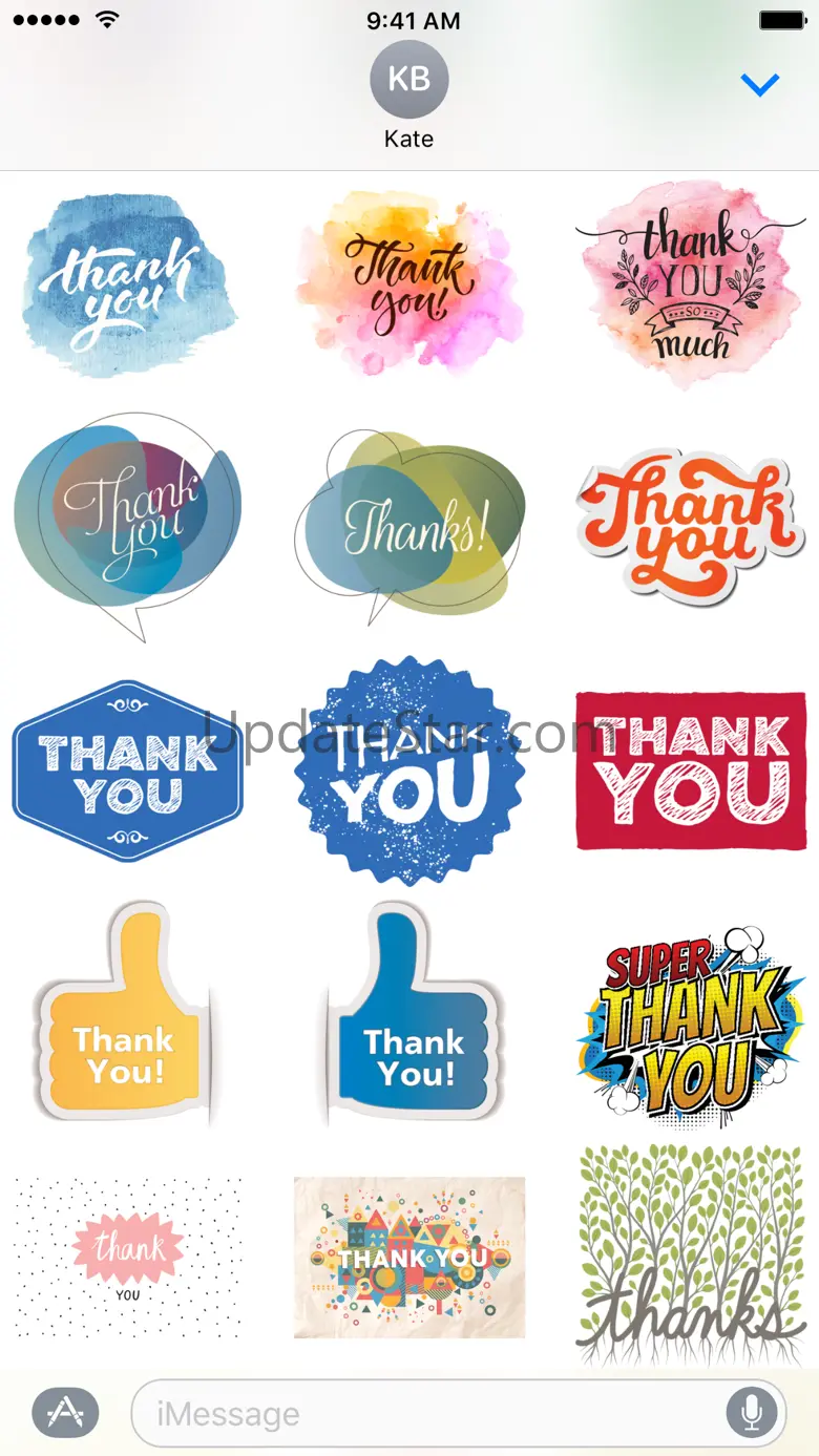 Thank You Sticker Pack 1.1