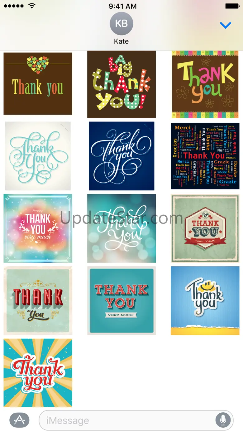 Thank You Sticker Pack 1.1