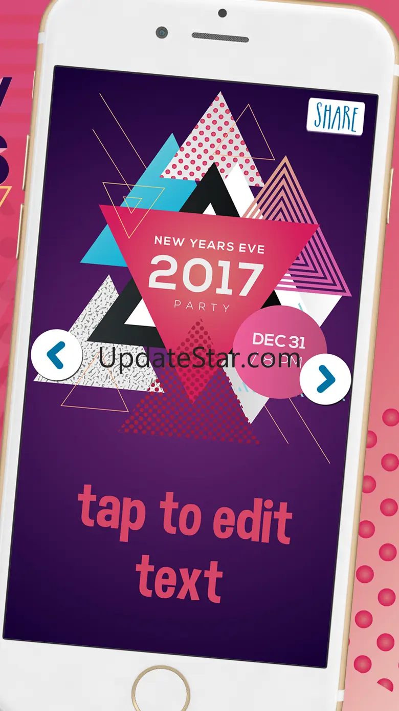 New Year Party Invitations 2017 – Cards Maker 2.0