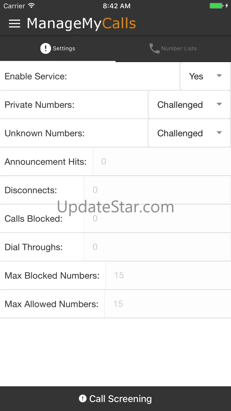 ManageMyCalls 1.0.15
