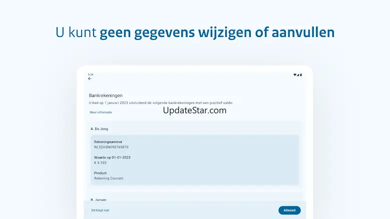 Aangifte inkomstenbelasting 1.30.1.0