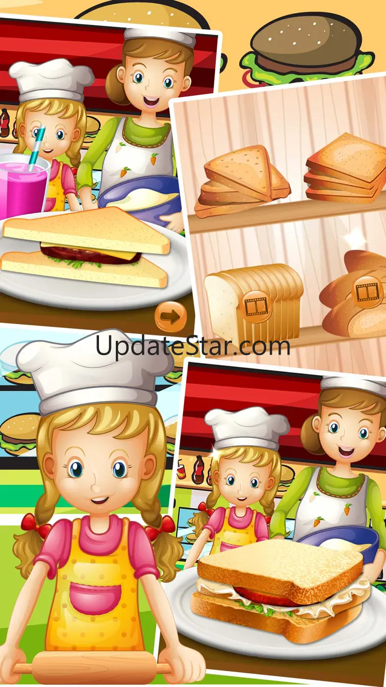 Master Chef Sandwich Maker Baking Hamburger Pastry 1.0