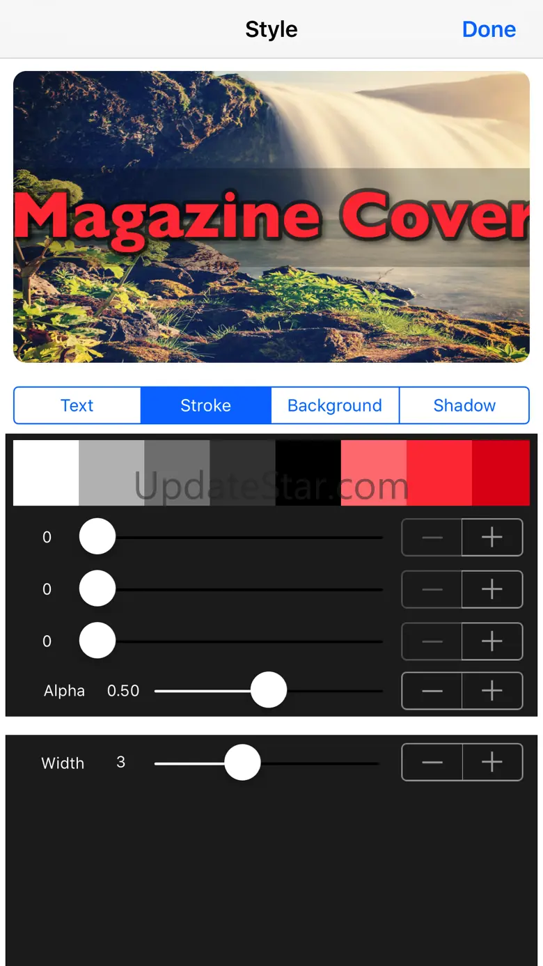 Magazine Cover - Filter, Add text style, 3D effect 1.1