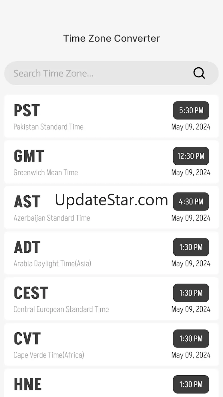 World Clock – World time clock 1.2.3.9