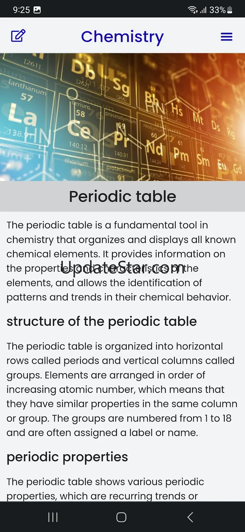Chemistry Course 1.0