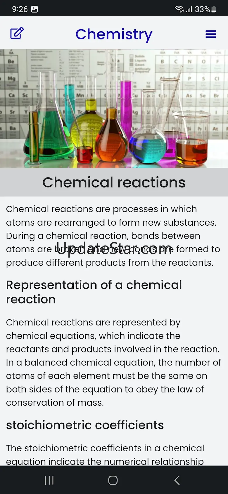 Chemistry Course 1.0