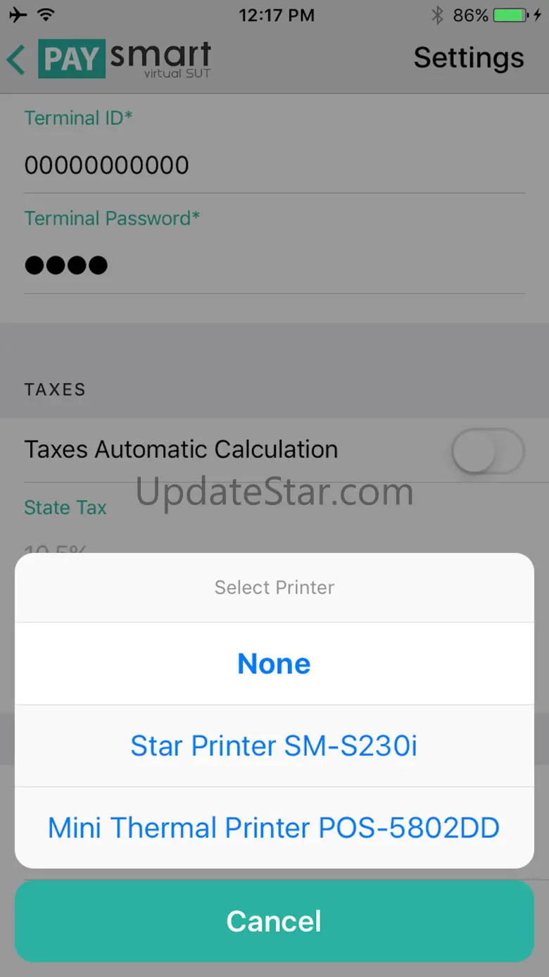 PaySmart Virtual SUT 1.0.6