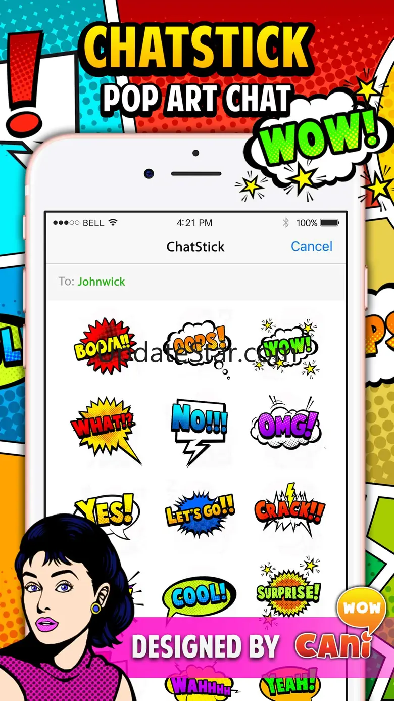Pop Art Chat Stickers for iMessage 1.0