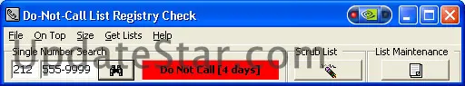 Do-Not-Call List Registry Check 2.0