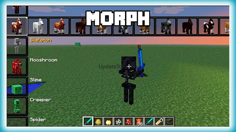 Morph Mod for Minecraft 1.9.48