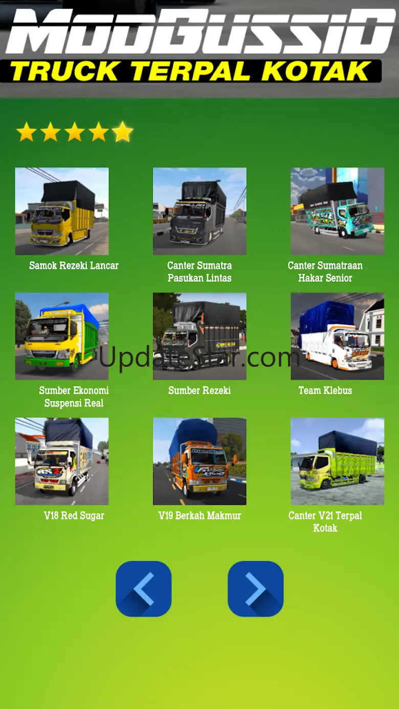 Mod Bussid Truck Terpal Kotak 1.3