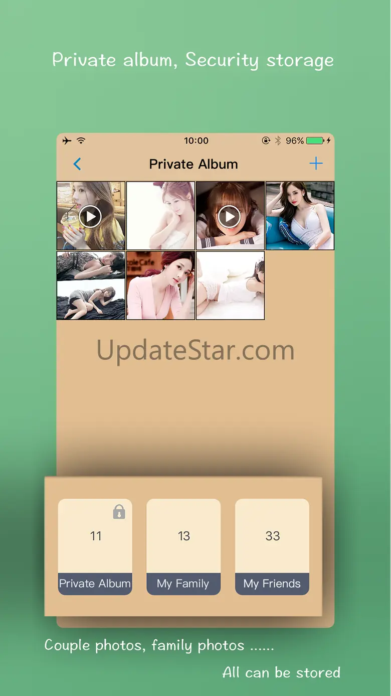 iVault, Private photo albums 4.1.2