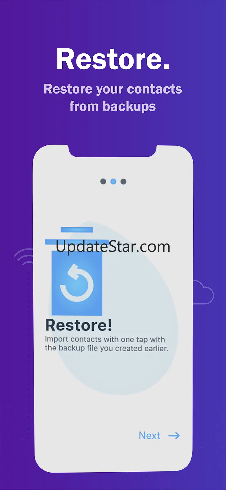 Contacts Backup - Recovery App 2.0