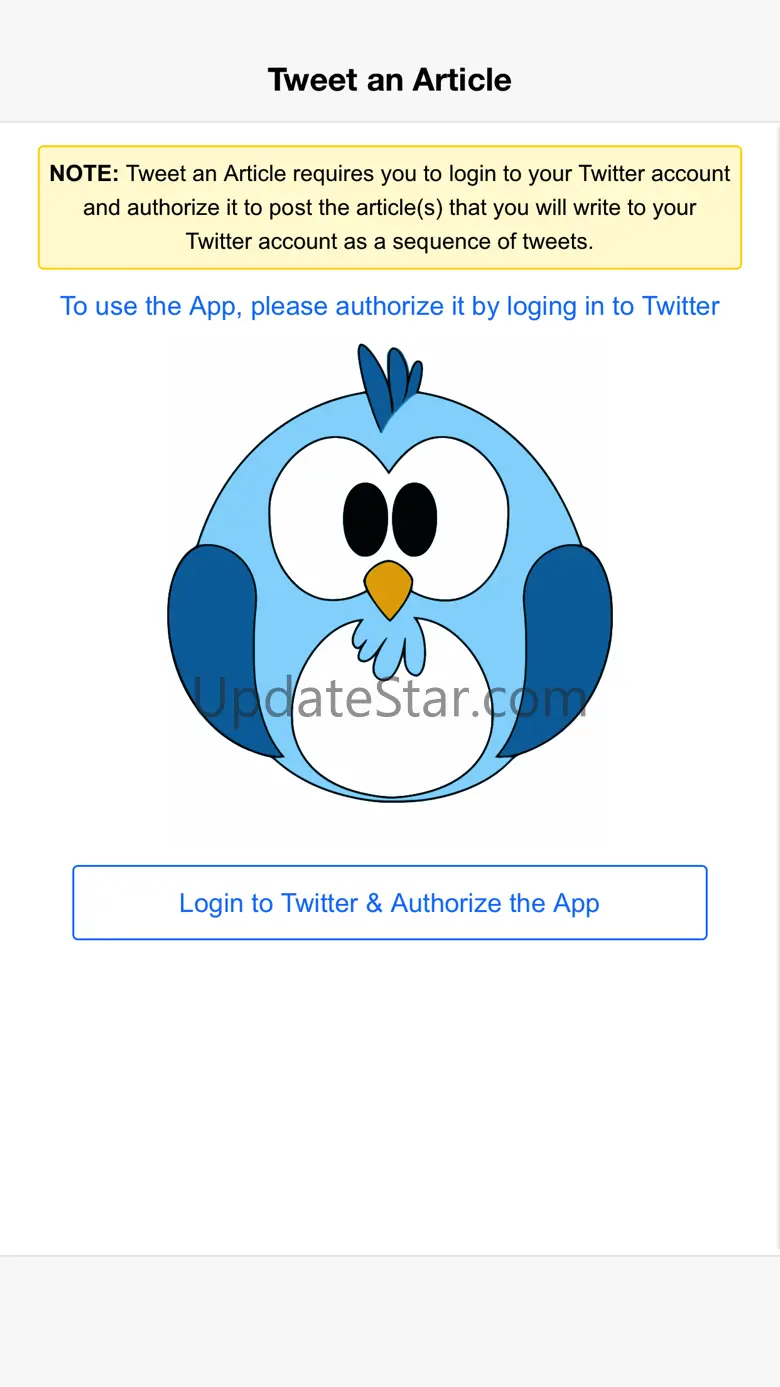 TweetArticles 1.0