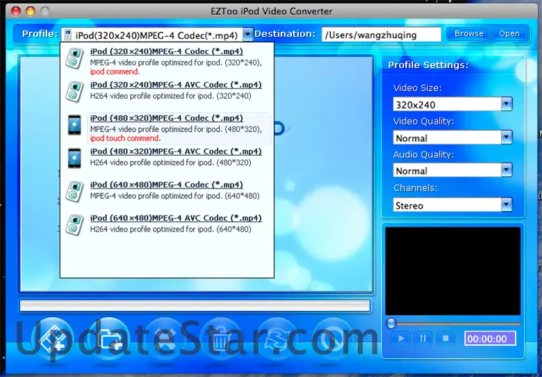 iPod Video Converter For MAC(ppc) 2.0