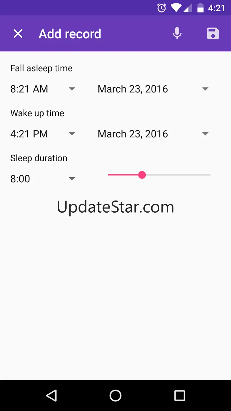 Healthy Sleep Diary 2.1.7