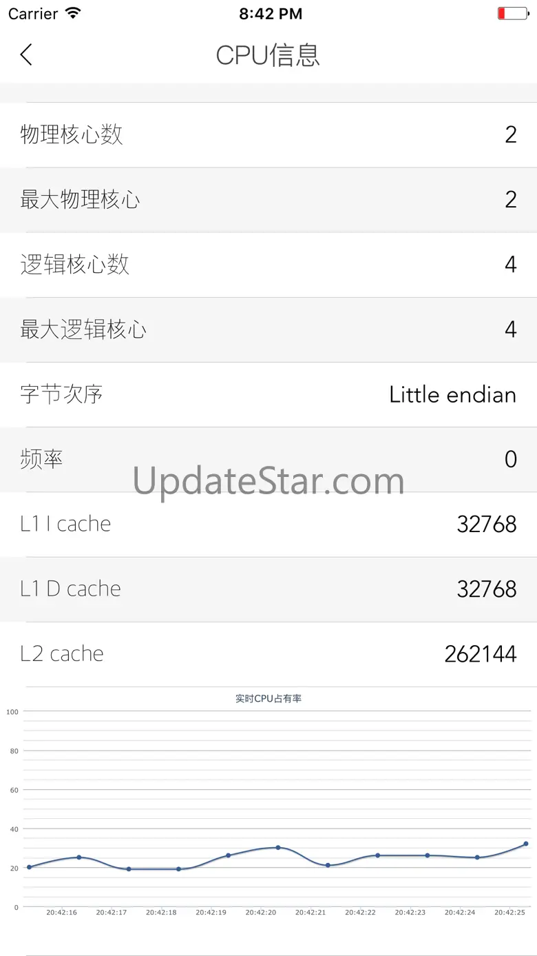 硬件助手 - CPU内核硬件信息一秒查询 1.6