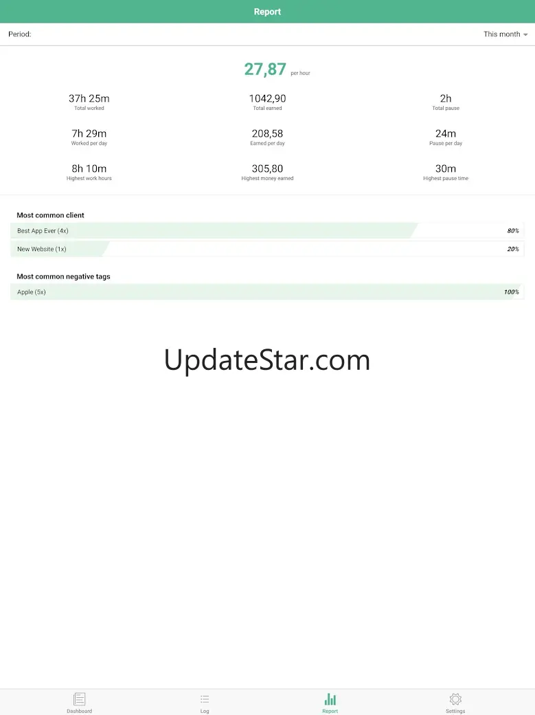 Work Log - Time Tracking 1.0