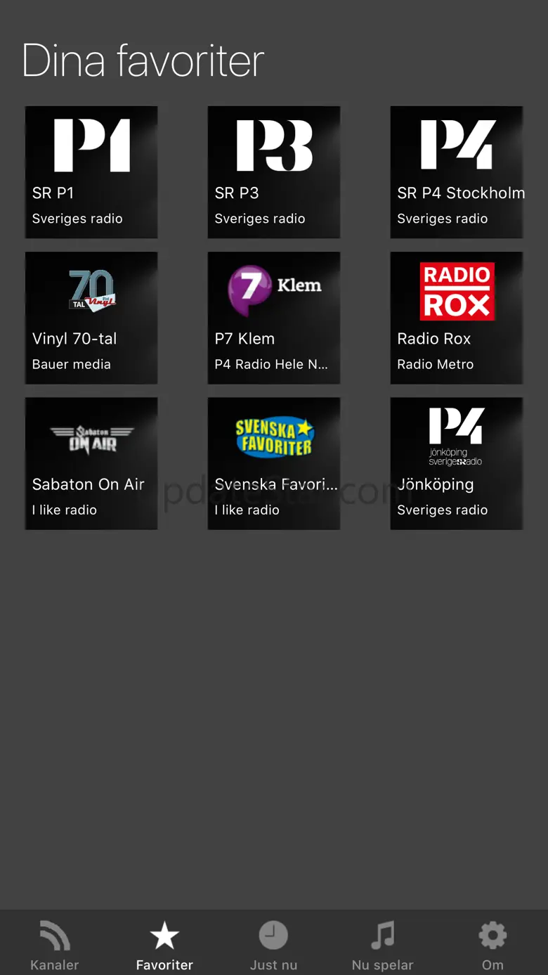 Svensk radio app 3.0