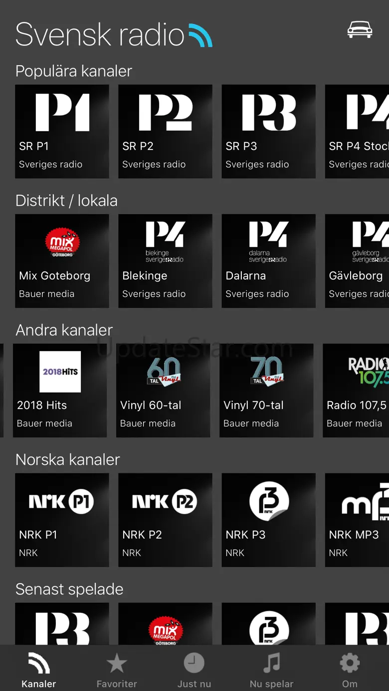 Svensk radio app 3.0