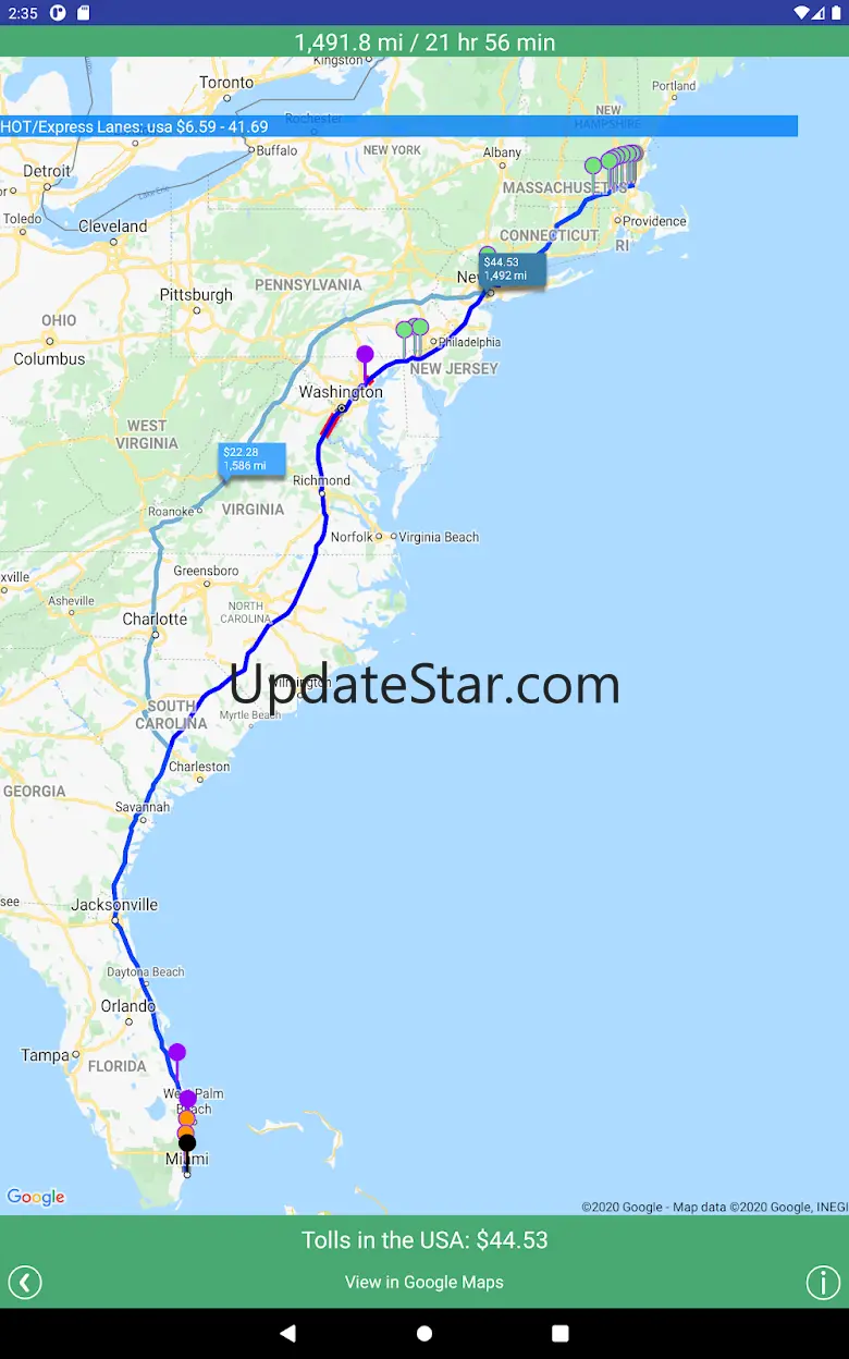 Tollsmart Toll Calculator - No 3.0