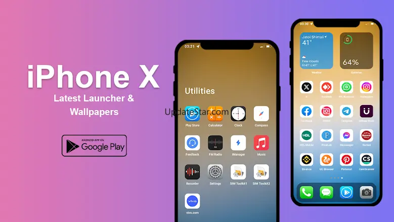 iPhone X Launcher For Android 1.4