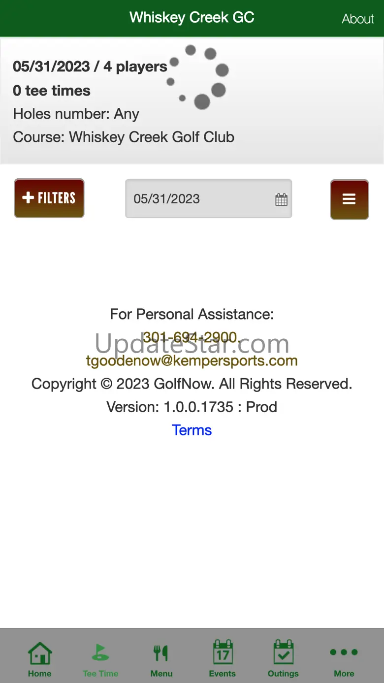 Whiskey Creek Golf Club 1.5.0