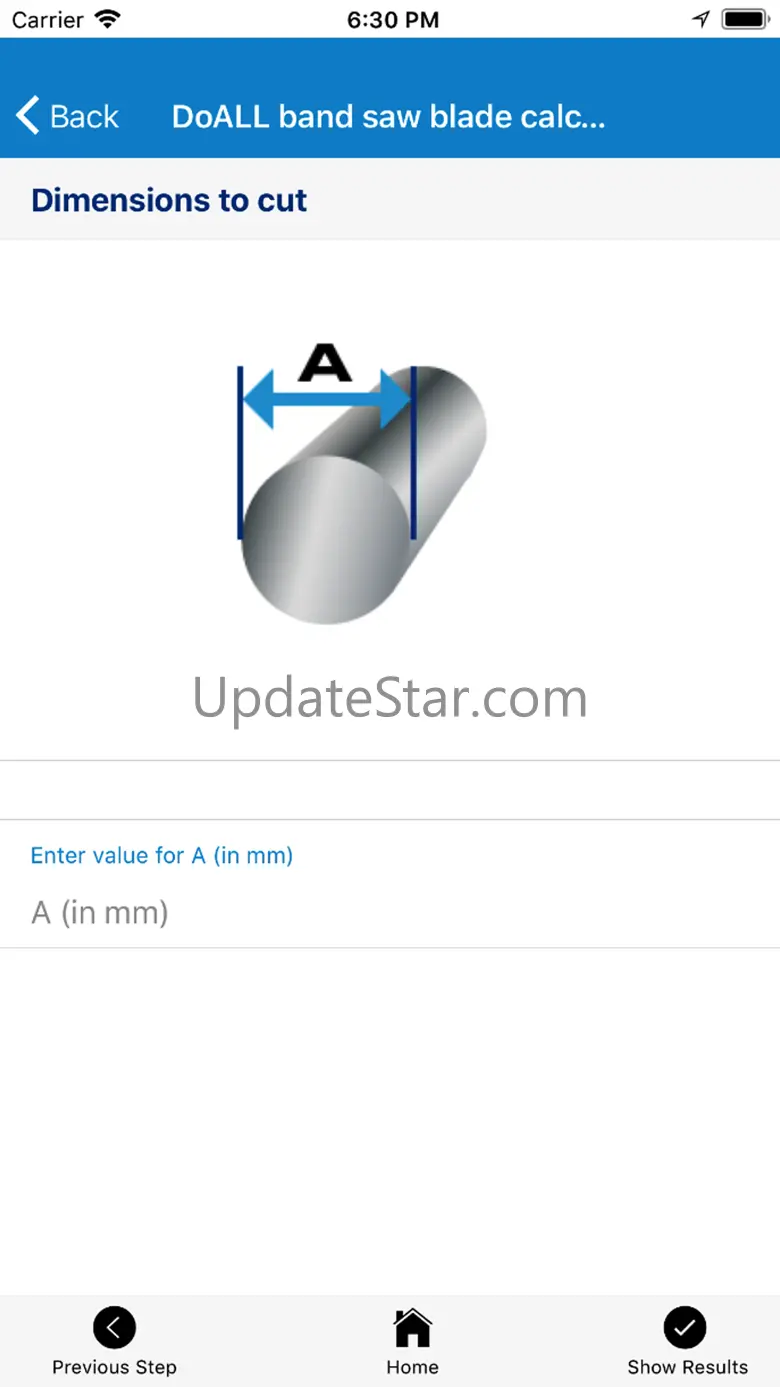 DoALL band saw calculator 1.0.13