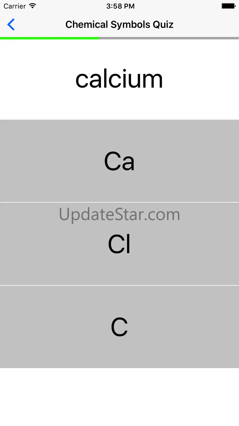 Chemical Symbols Quiz 1.31