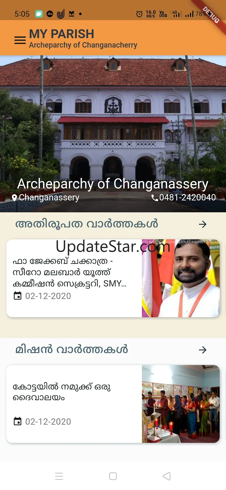 MY PARISH  Archeparchy of Chry 20.0.9