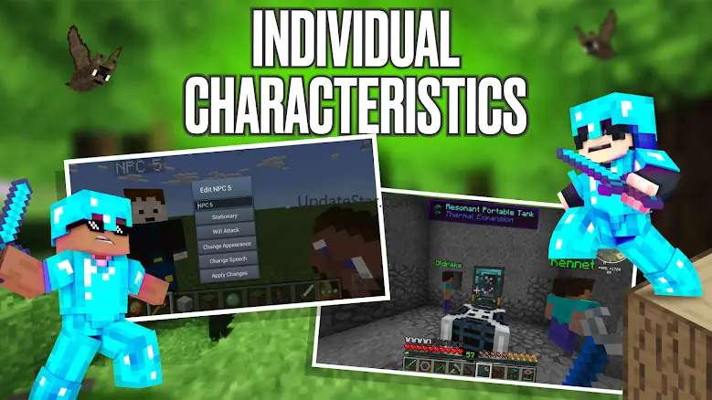 Custom NPC for Minecraft MCPE 1.8