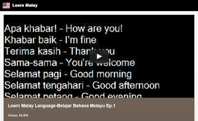 Learn Malay 6.1