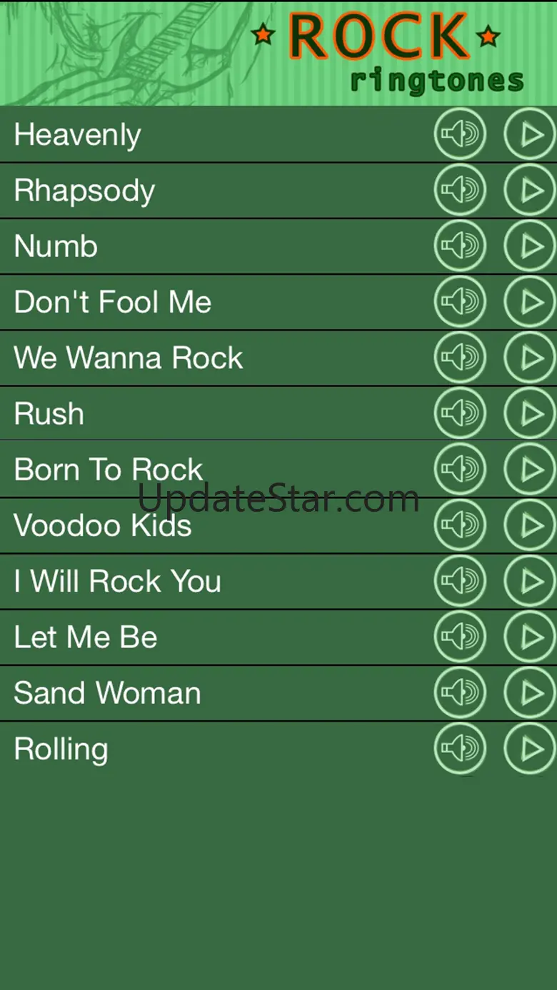 Rock Ringtones For iPhone Free Tones and Sounds 1.1