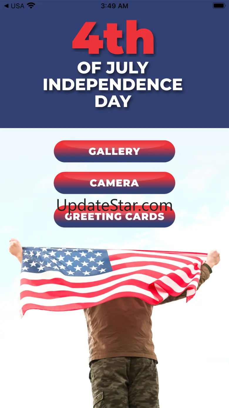 4th of July Greeting Cards 1.2