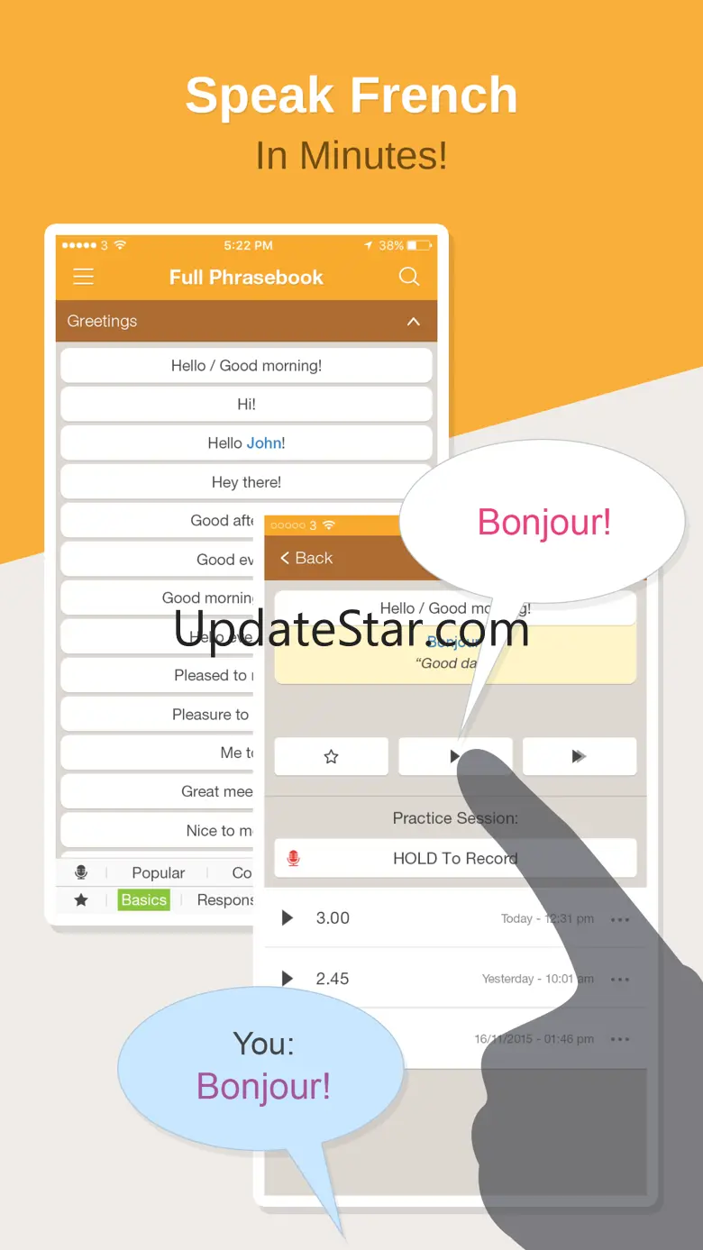 Hello Pal Phrasebook: Learn How To Speak French 1.2.1