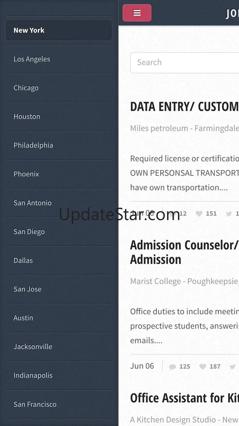 Job Search. 3.7