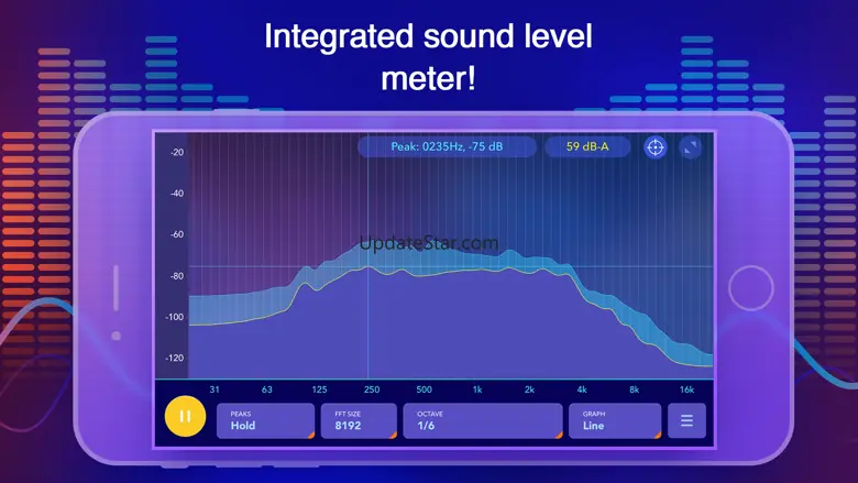 Octave Band Real Time Frequency Analyzer and Sound Level Meter 1.0