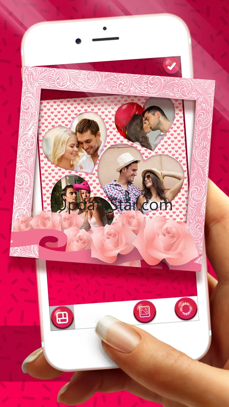 Valentine's Day Photo Collage – Love Frames 1.0