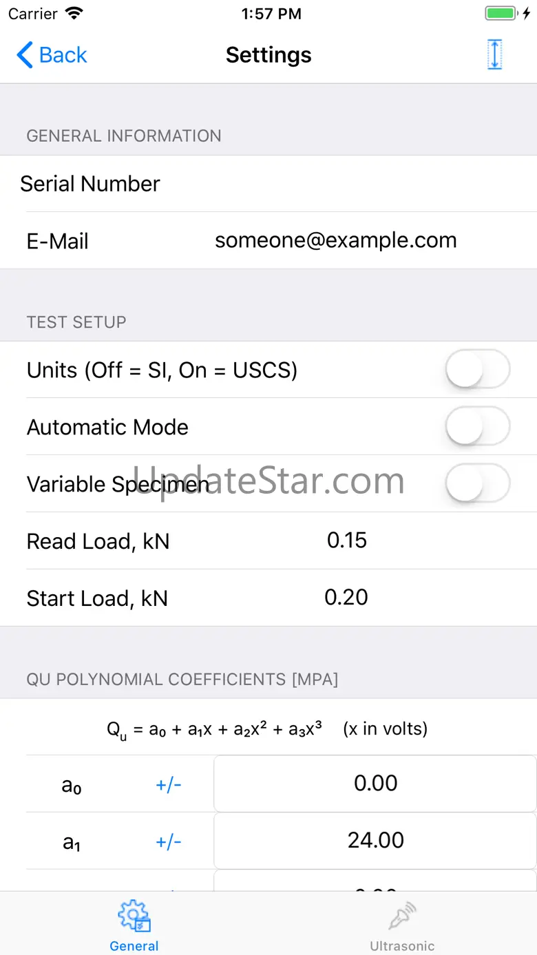 Point Load Test 1.50